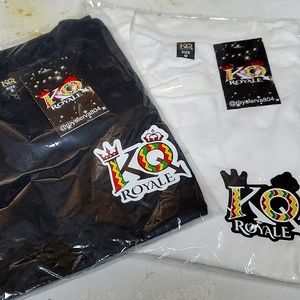 T-Shirt Unisex Fit, All Sizes in Black/White